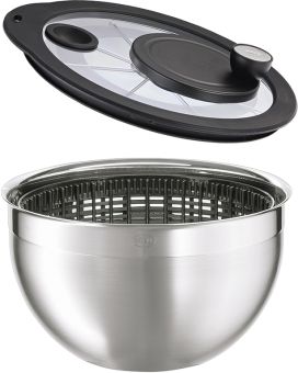 Rösle Salatschleuder mit Glasdeckel Ø 24 cm 