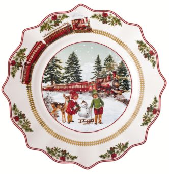 Villeroy & Boch Annual Christmas Edition Jahresteller 2025 23,5x23,5x3 cm 
