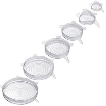 Westmark 6 Frischhaltedeckel aus Silikon Round 