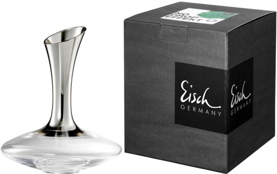 Eisch No Drop Dekantierkaraffe 749/1.6 ND platin im Geschenkk. Dekantierkaraffen 