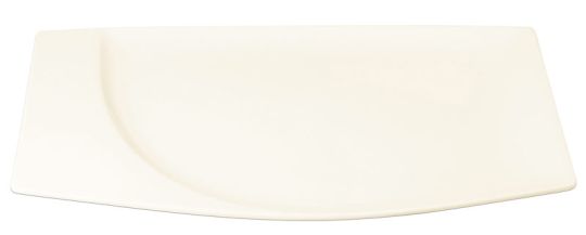 RAK Porcelain Mazza Ivoris white Teller flach rechteckig L 25.9 cm / W 16.8 cm / Ht. 2.4 cm 