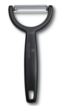 Victorinox Ypso Schäler, Zackenschliff, Zweischneidig, Schwarz 