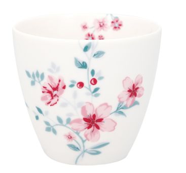 Greengate Latte Becher Alasie white 