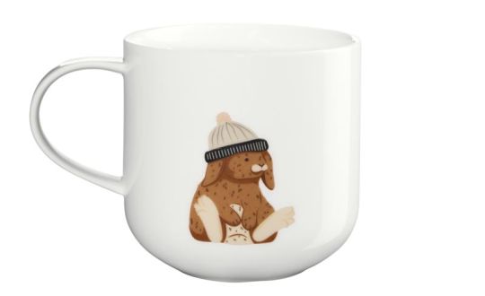 ASA Selection Henkelbecher, Rabbit Xmas, L. 92mm, B. 92mm, H. 95mm 