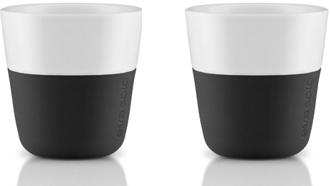 Eva Trio Espresso-Becher 2 Stück 80 ml Carbon Black 