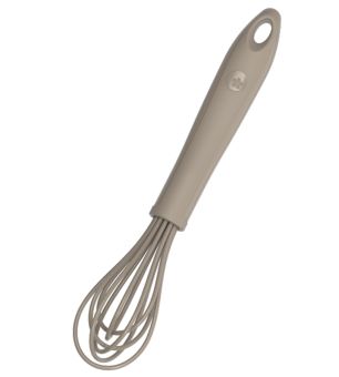 Kochblume Schneebesen klein 22 cm taupe 