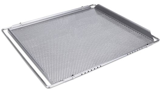 Städter Herdbackblech mit Lochung 40x35 cm Silber 